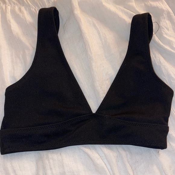 V neck ribbed bikini top - Picture 2 of 4